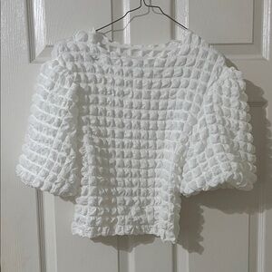 White crop top Medium